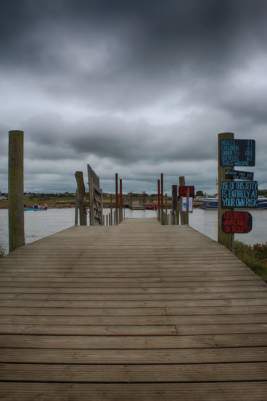 jetty, harbour, travel, water, cloud - sky, direction, the way forward HD wallpaper