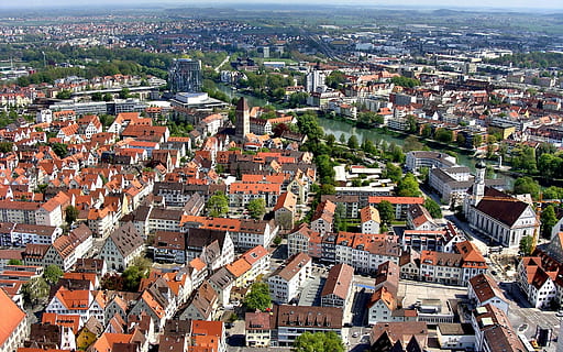 ulm, münster, danube, outlook, ulm east, architecture, building exterior HD wallpaper