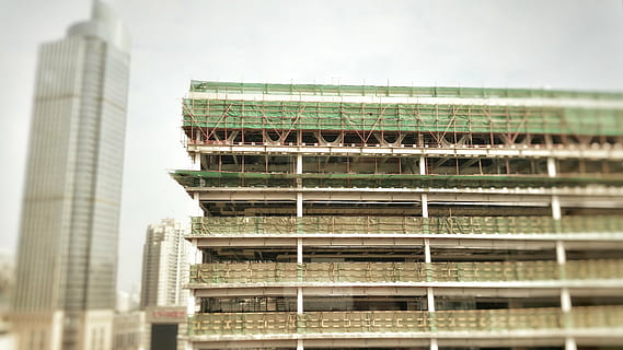 construction, building, city, building construction, site, work HD wallpaper