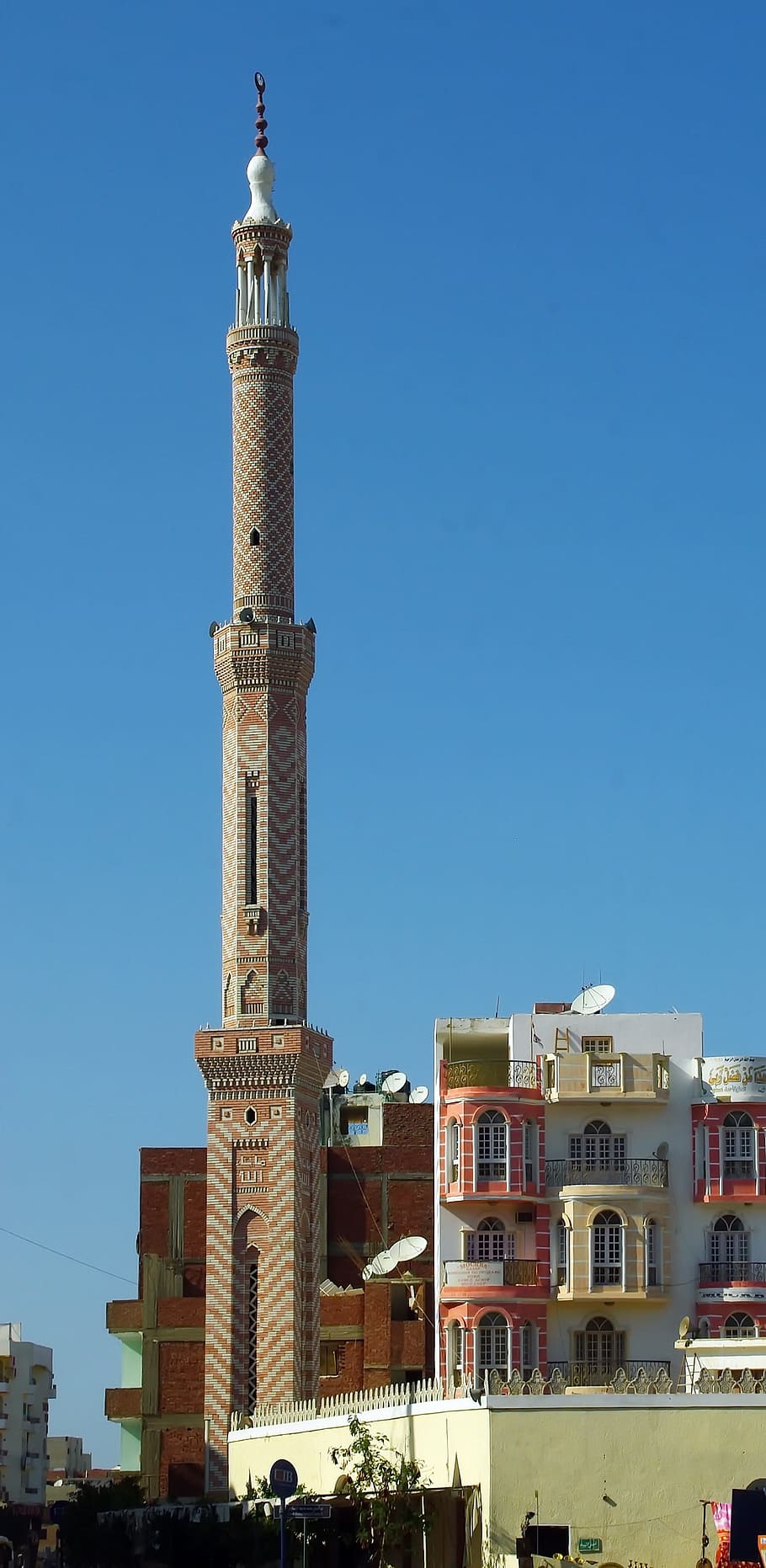 Hurghada, Minaret, Egypt, Mosque, Prayer, monument, religion HD wallpaper