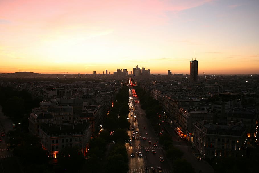 paris, triumph arch, france, building exterior, architecture HD wallpaper