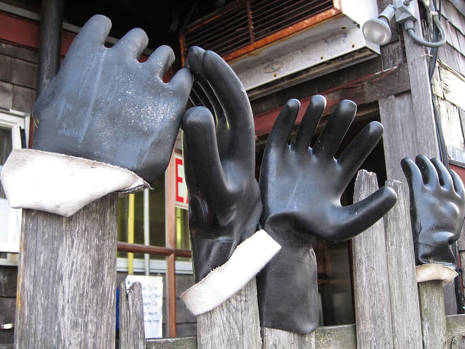 gloves, hands, black, wood - material, no people, metal, close-up HD wallpaper