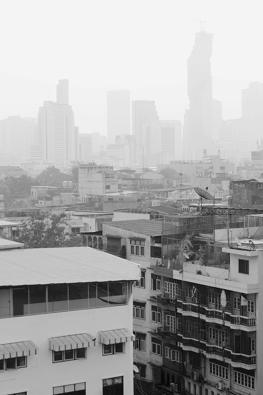 Moloch, Smog, Big City, City, Pollution, homes, live, exhaust HD wallpaper