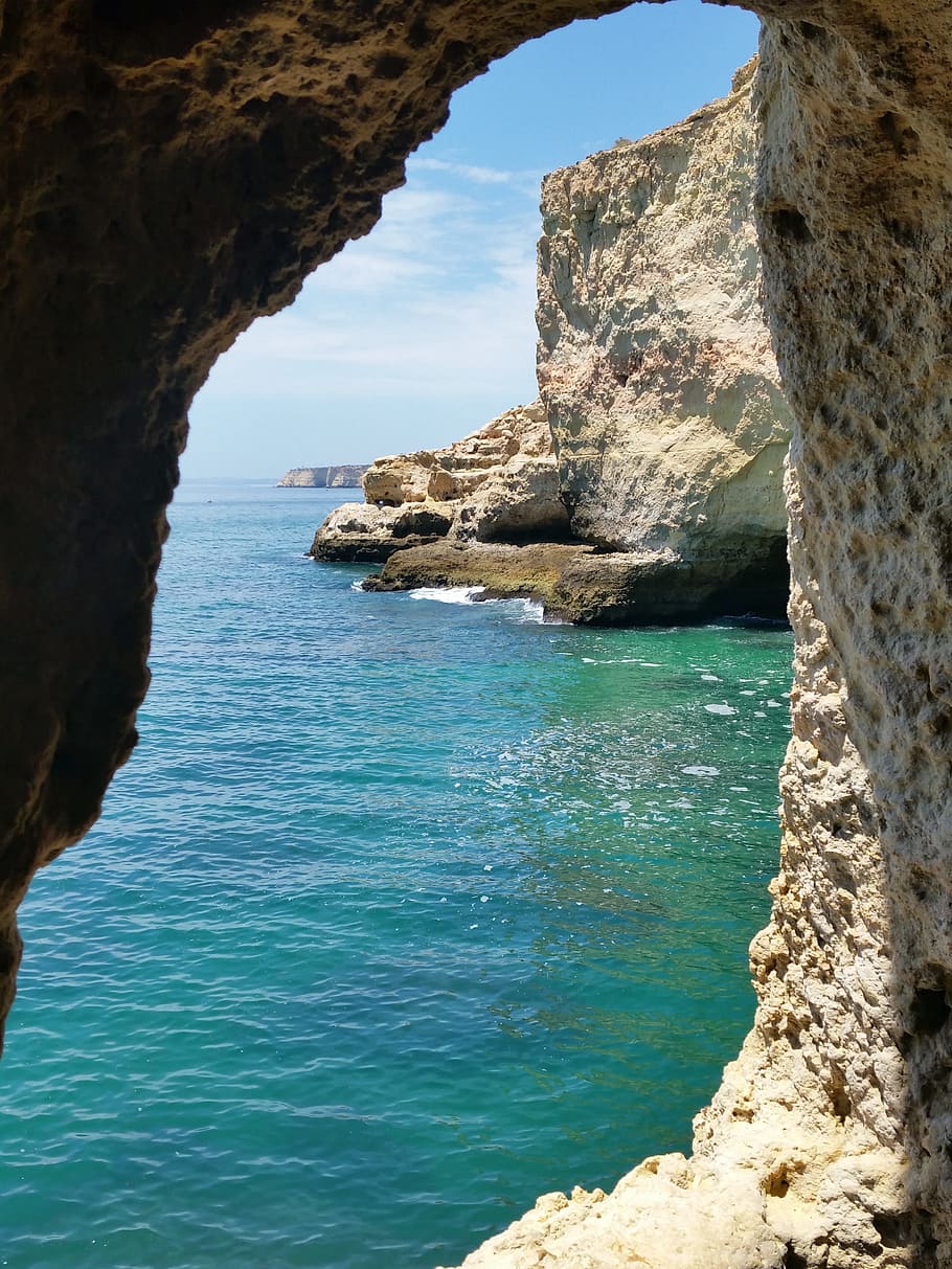 waters, coast, sea, travel, nature, rock, rock - object, rock formation HD wallpaper