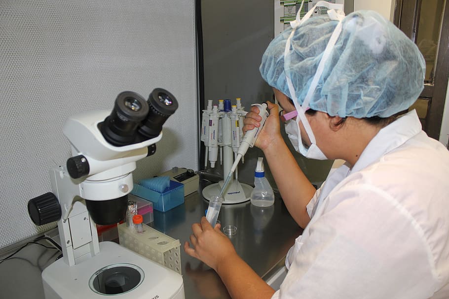 person holding test tube and white plastic handheld tool, Lab, Tests HD wallpaper