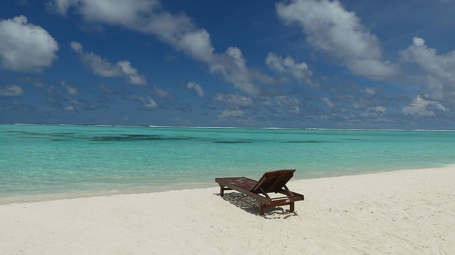 sand, beach, ease, waters, sky, beauty in nature, land, sea HD wallpaper