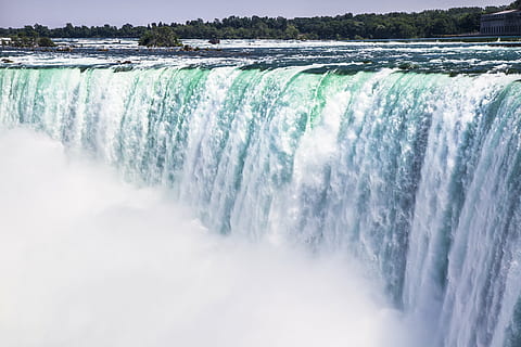 waterfall during daytime, niagara, falls, canada, american HD wallpaper