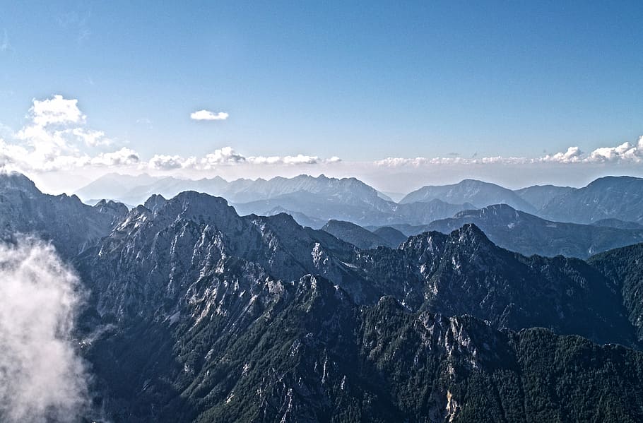 panorama, mountain, sky, landscape, nature, outdoor, clouds HD wallpaper