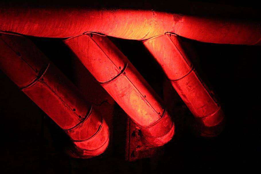 pipeline, pipes, industrial plant, heating, piping, technology HD wallpaper