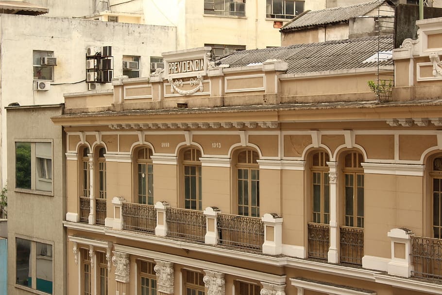 building, history, center, são paulo, social security, architecture HD wallpaper