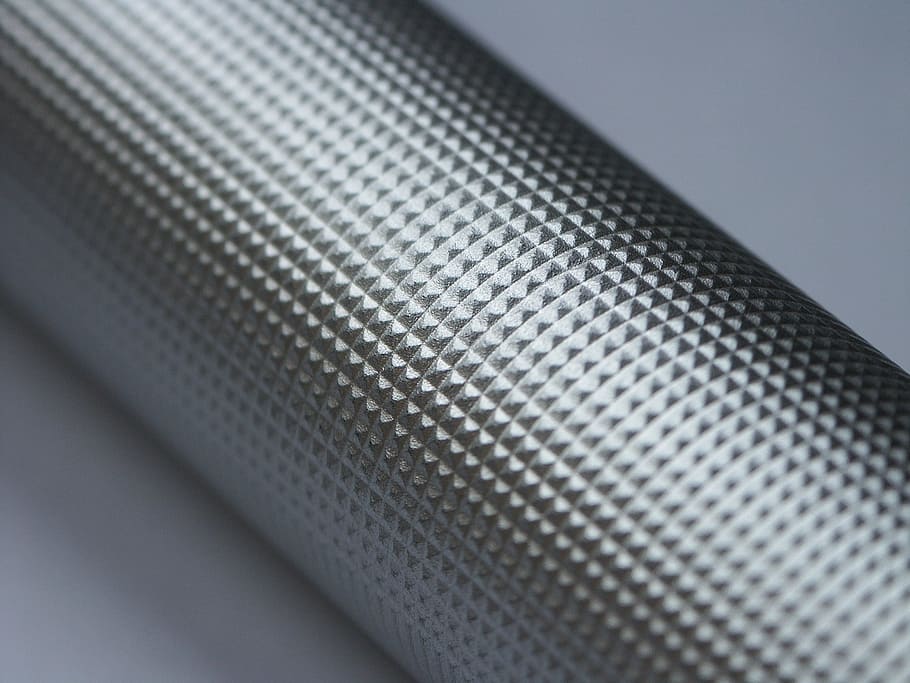macro, flashlight, structure, grey, metal, textured, pattern HD wallpaper