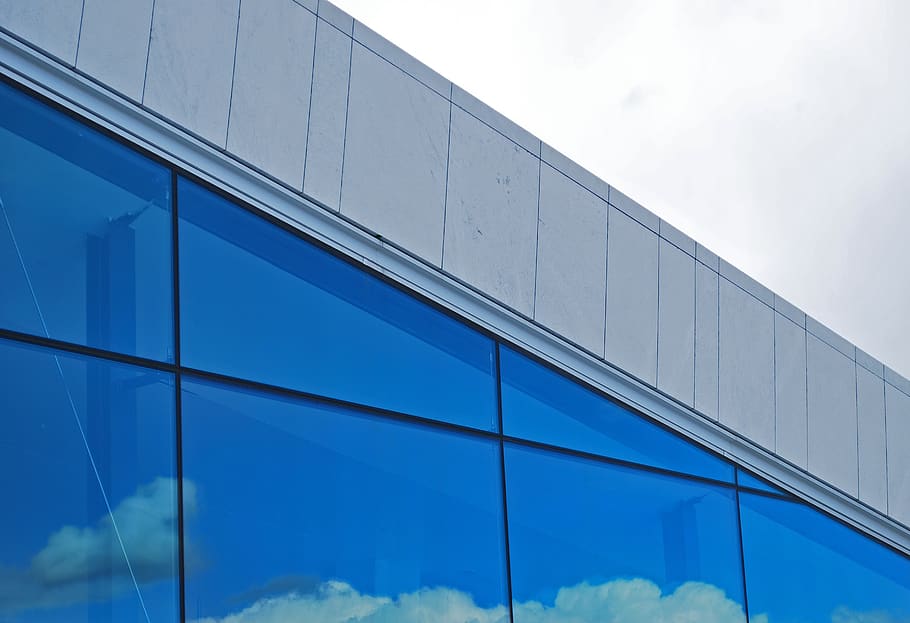 opera, oslo, norway, clouds, reflection, architecture, built structure HD wallpaper
