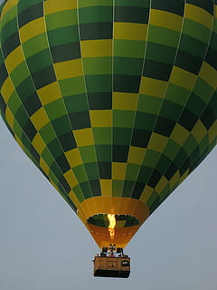 balloon, flight, evening, shugborough hall, air, sky, fly, hot HD wallpaper