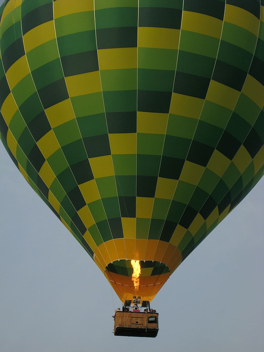 balloon, flight, evening, shugborough hall, air, sky, fly, hot HD wallpaper