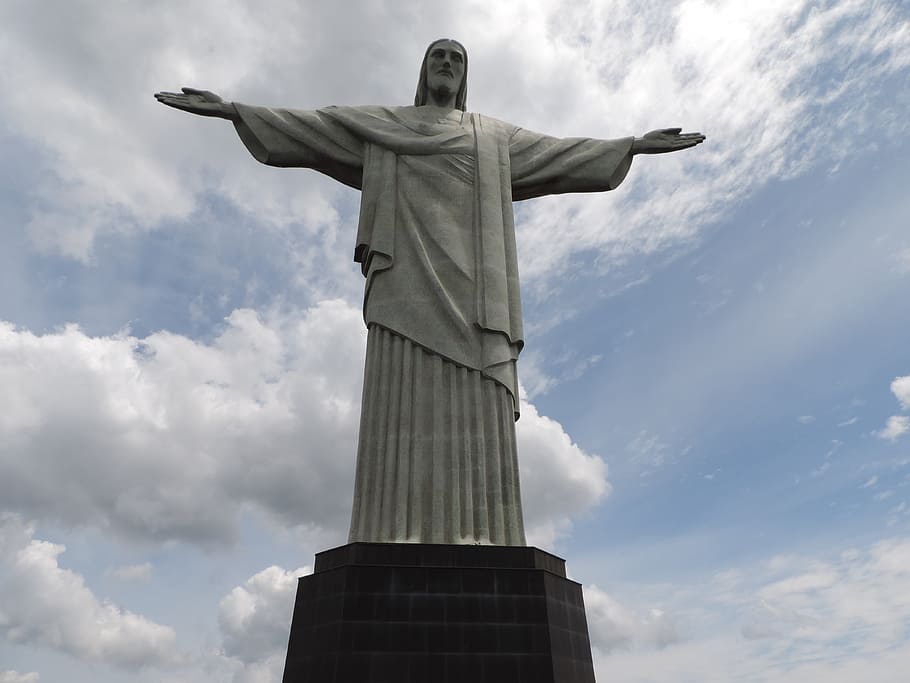 Christ the Redeemer statue Rio de Janero, christ redeemer, latin, HD wallpaper