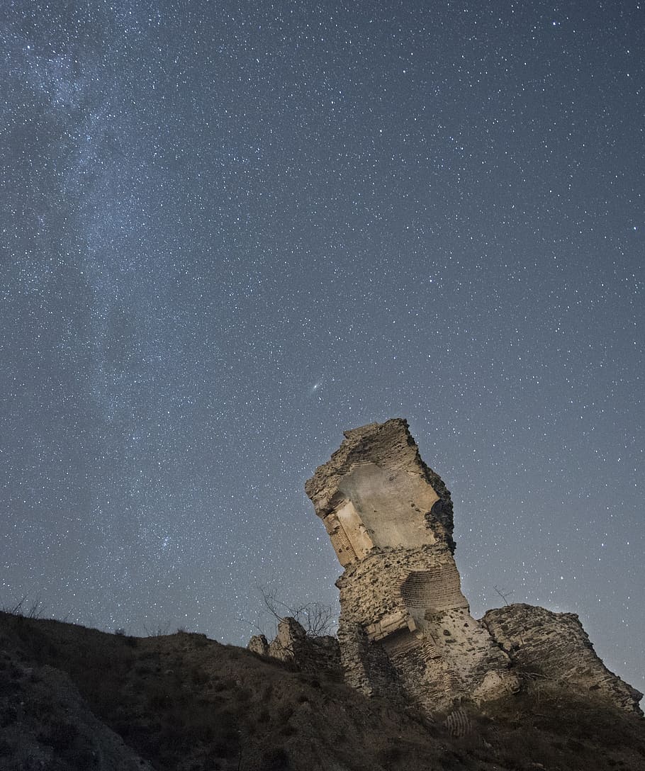 Tower, Milky Way, Mystery, sky, star, space, communications HD wallpaper