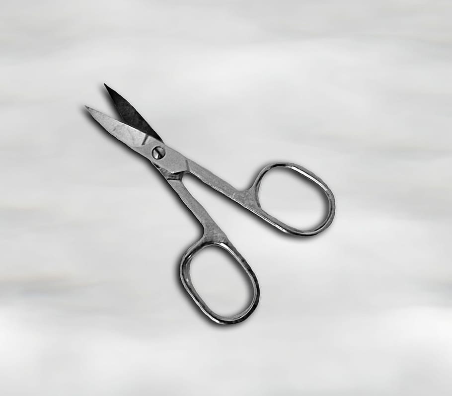 Nail Scissors, Tool, Metal, cut, work tool, barber, no people HD wallpaper