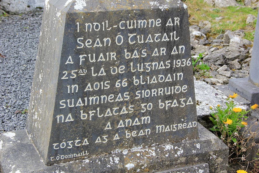 Gaelic, Ireland, Irish, Celtic, Culture, stone, headstone, heritage