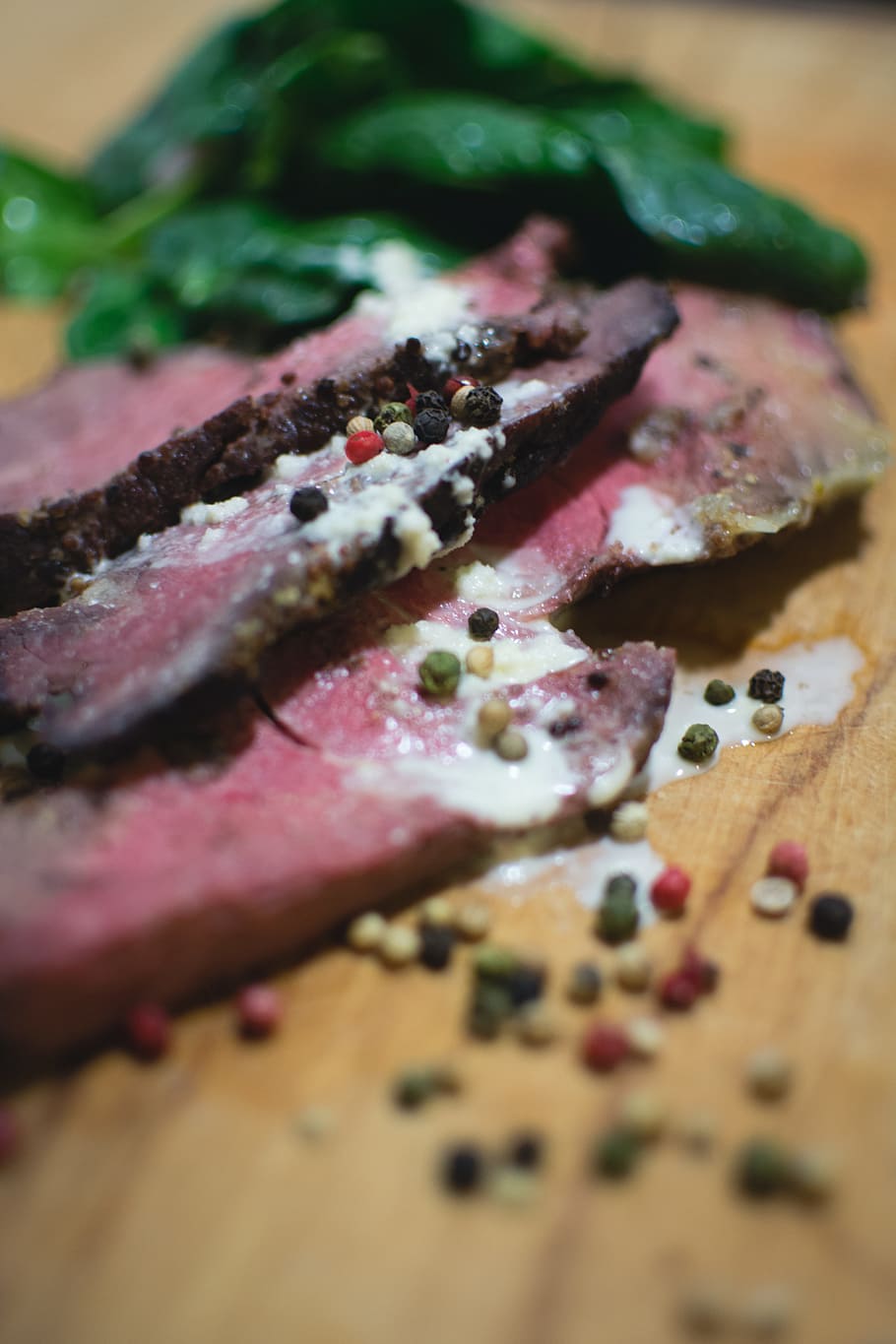 Pepper Roast Beef Steak, food, meat, gourmet, slice, no People HD wallpaper
