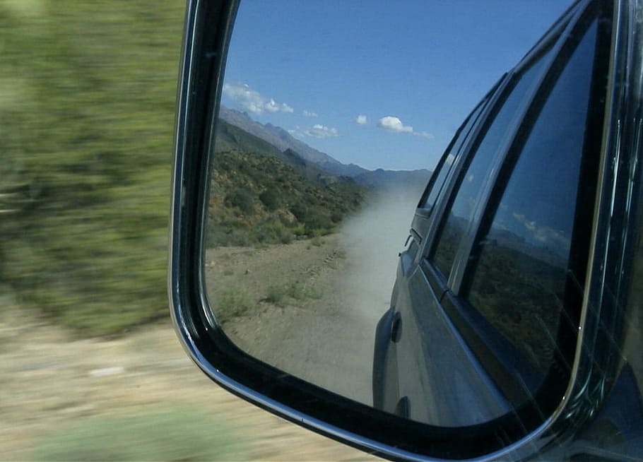 Mirror, Road, Mirrors, Vehicle, car, nature, transportation HD wallpaper