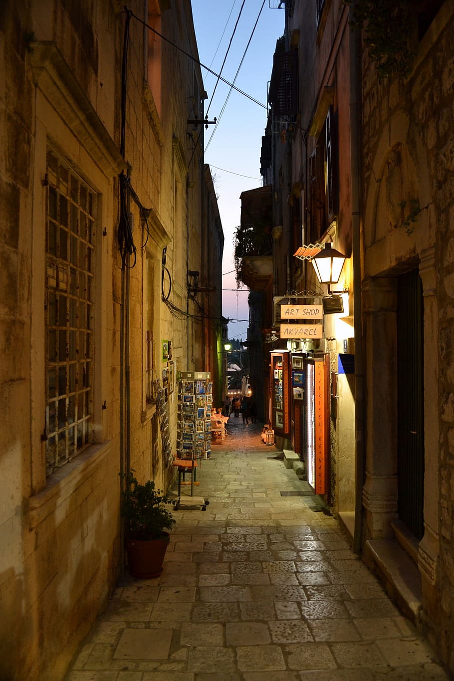 street, sunset, the old town, evening, architecture, building exterior HD wallpaper