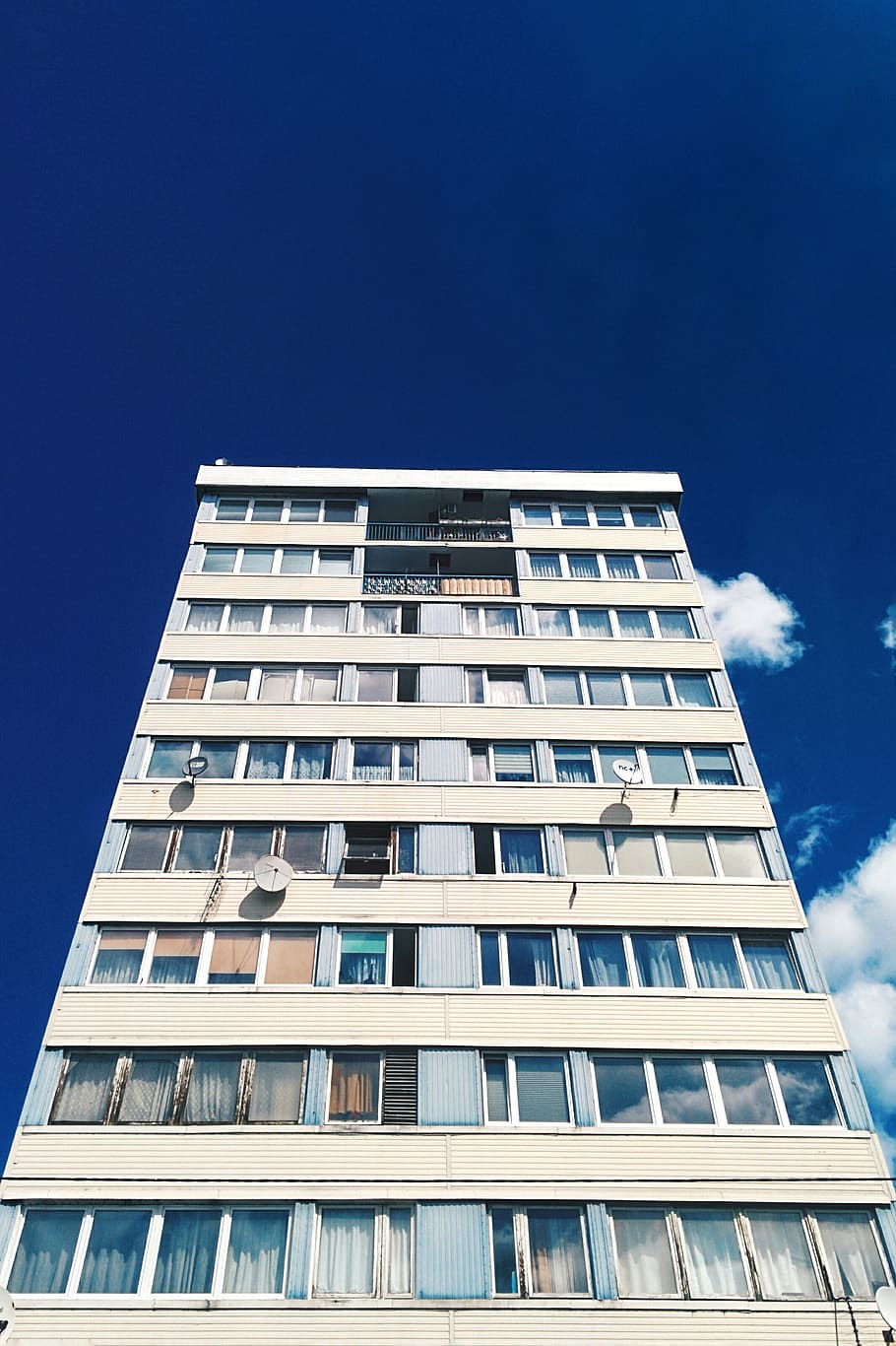 architecture, building, windows, block of flats, apartments HD wallpaper