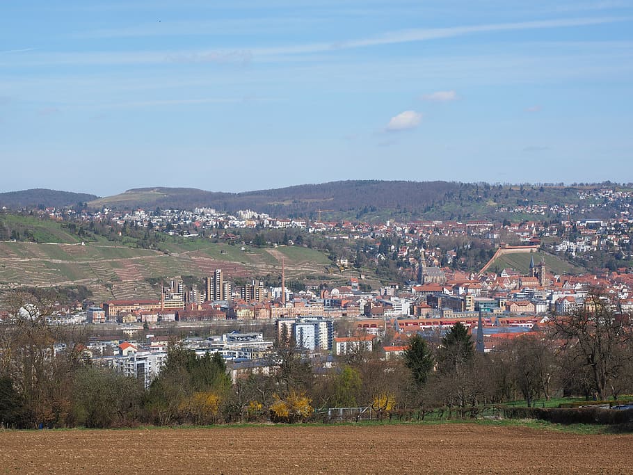 esslingen, neckar valley, building, control, urbanization, urban sprawl HD wallpaper