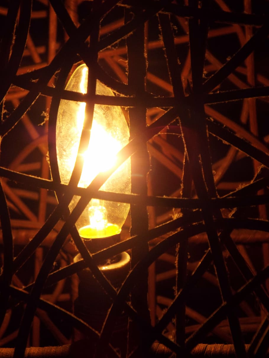 light, bulb, lantern, no people, sunlight, metal, nature, close-up HD wallpaper