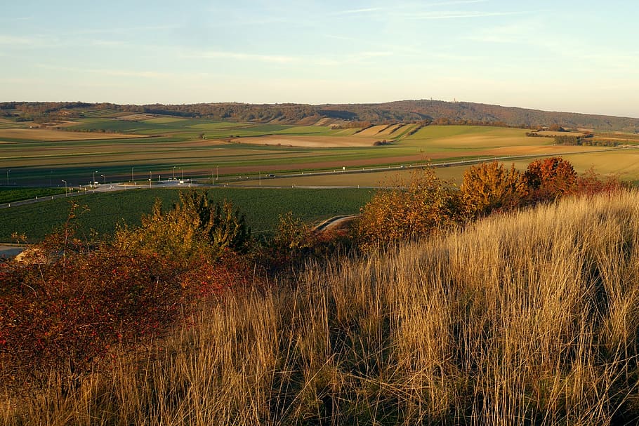 austria, königswarte, fields, country, autumn, environment HD wallpaper