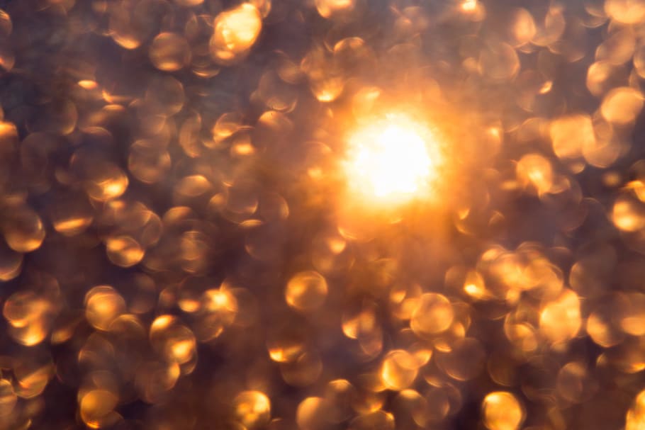 yellow bokeh lights, Sun, Winter, Disc, Ice, eiskristalle, frost HD wallpaper