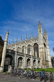 Cambridge, England, Historic, university, landmark, kings college HD wallpaper