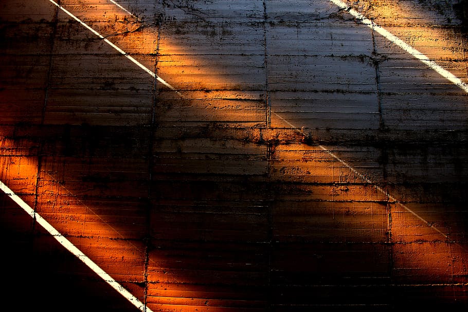 light, wall, concrete, architecture, no people, wall - building feature HD wallpaper