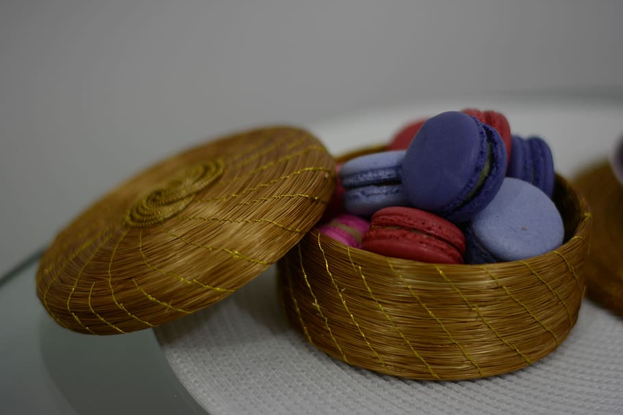 Macaron, Candy, French, food, food and drink, no people, studio shot HD wallpaper