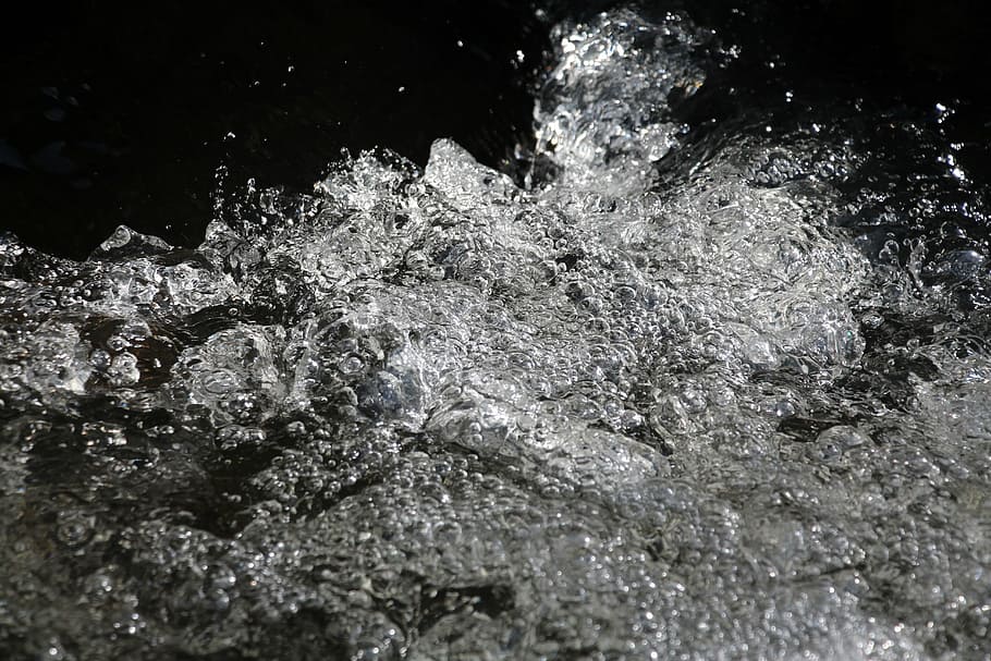water, source, water source, river, mountain, nature, drop HD wallpaper