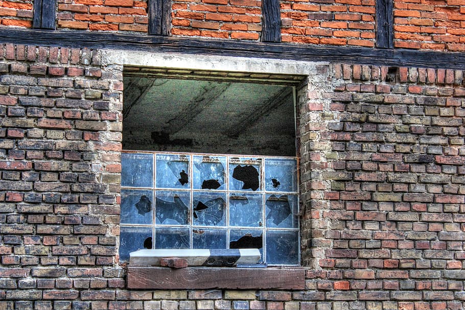 Window, Stall, Old, Facade, Building, old building, metal, wall HD wallpaper