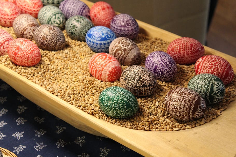 sorbian, customs, arts crafts, easter egg, food, food and drink HD wallpaper