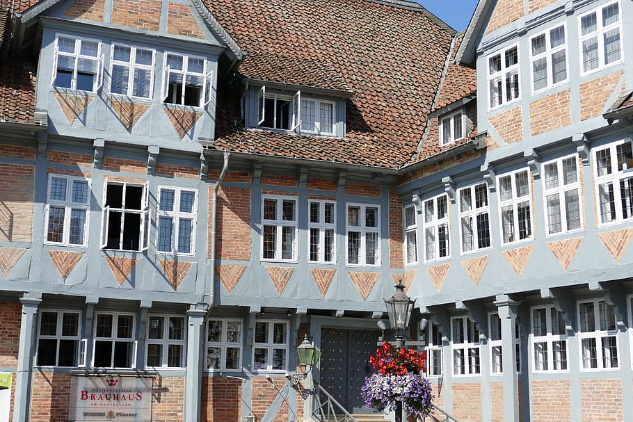 wolfenbüttel, historic center, lower saxony, historically, HD wallpaper