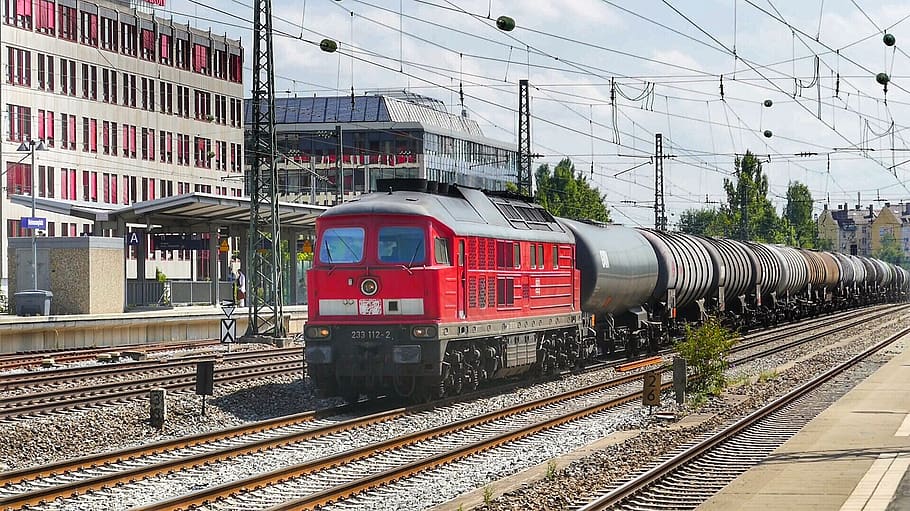 train, railway, transport system, rail transportation, railroad track HD wallpaper