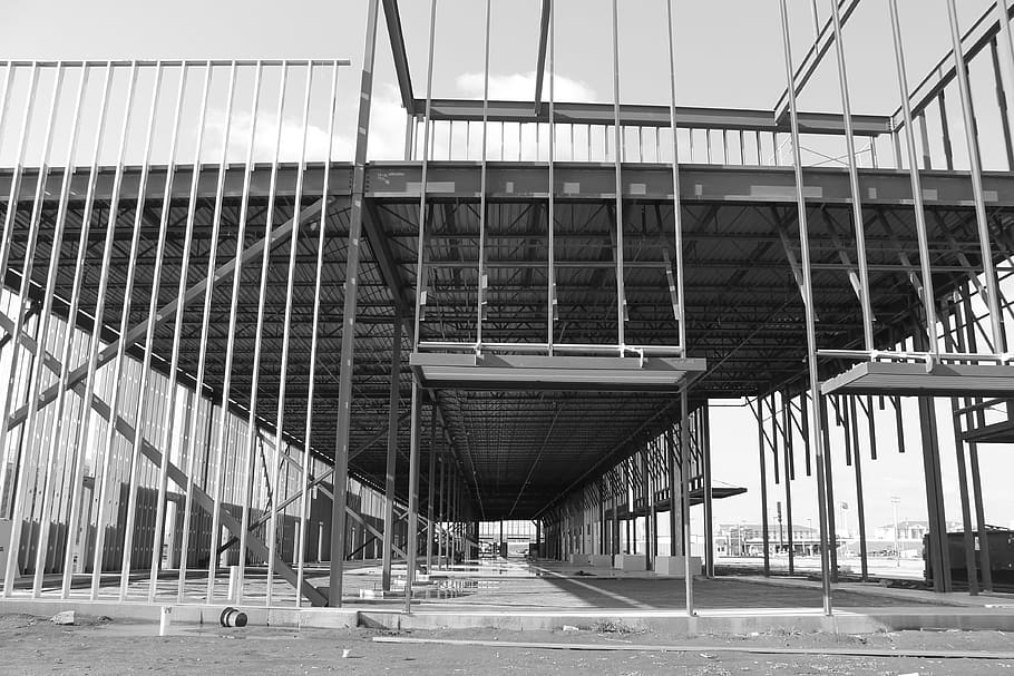 Construction, Building, under construction, unfinished, engineering HD wallpaper
