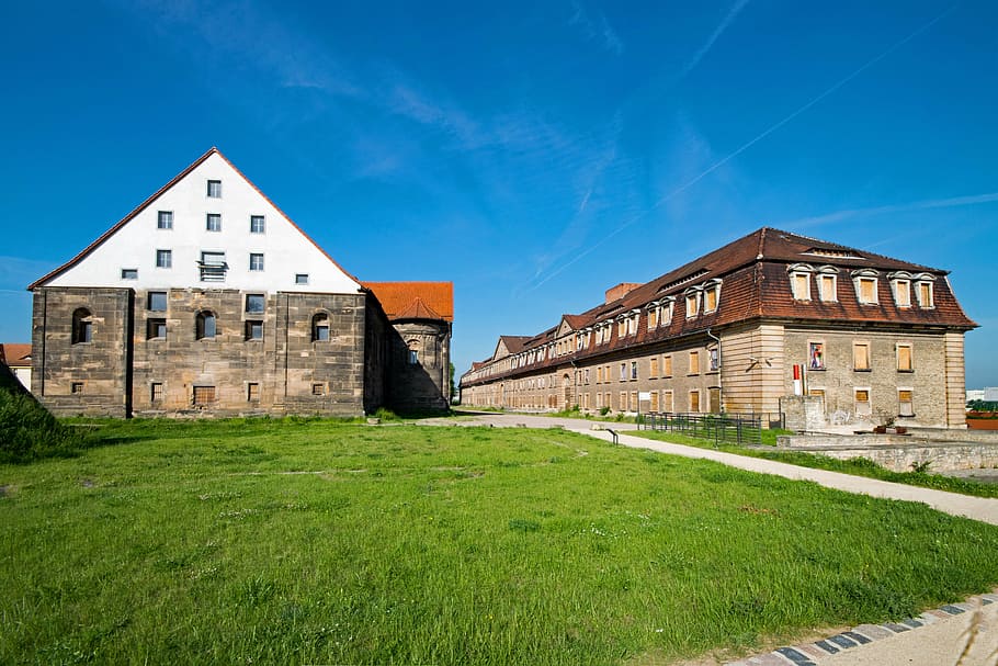 petersberg, erfurt, thuringia germany, citadel, culture, places of interest, HD wallpaper
