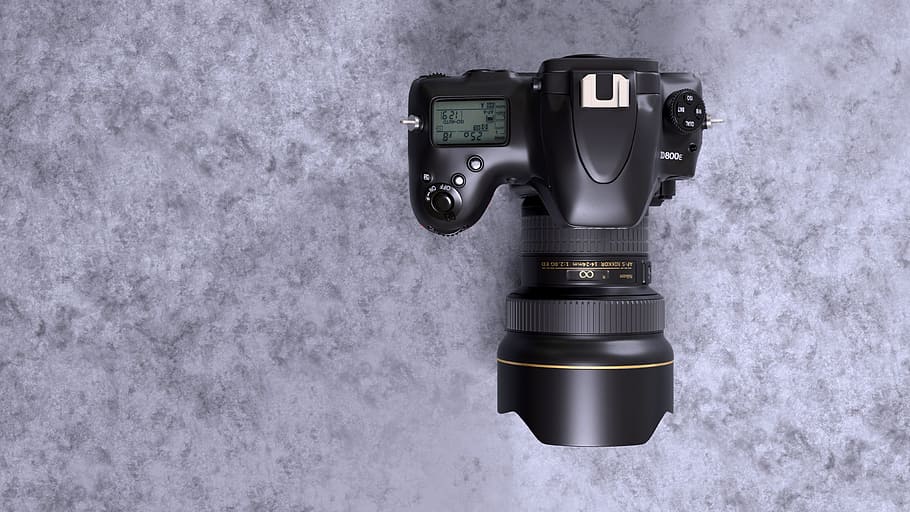 black DSLR camera, nikon, photography, digital, photo camera HD wallpaper
