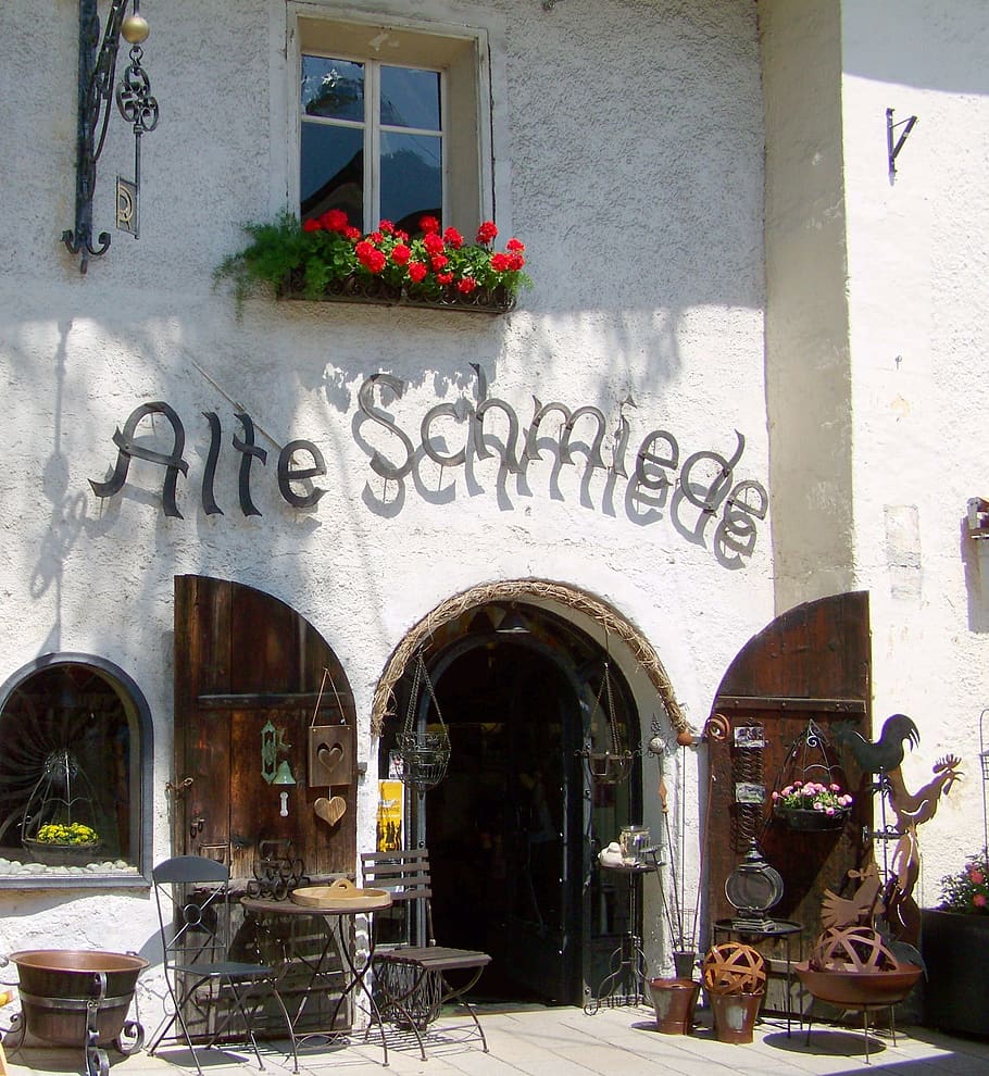 old blacksmith's workshop, old house, lienz, built structure HD wallpaper