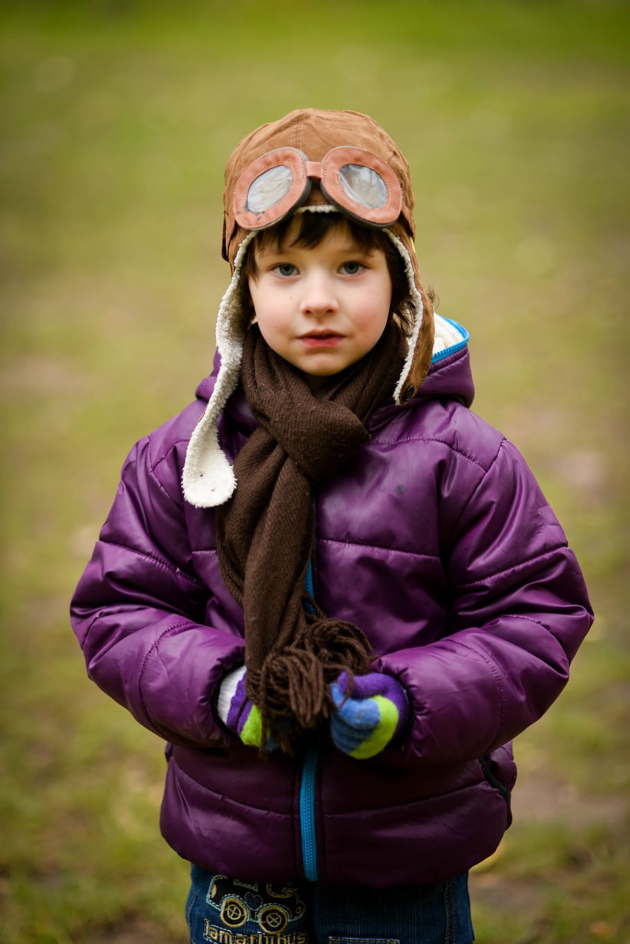 boy, autumn, cap, jacket, baby, park, photographing children HD wallpaper