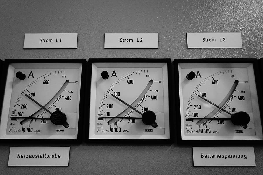 Ammeter, Current, Electricity, Gauge, amp, measure, pointer HD wallpaper