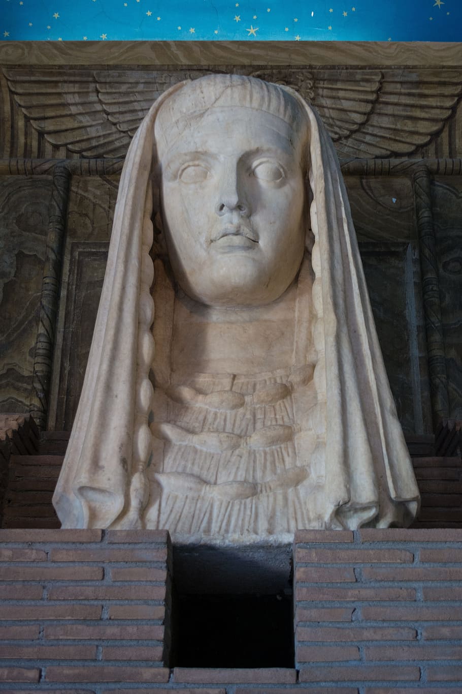 Bust, Museum, Vatican, Rome, Italy, the vatican, statue, spirituality HD wallpaper