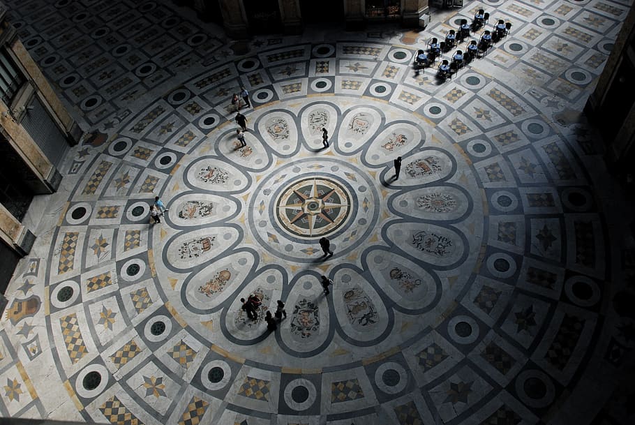 zodiac, naples, center, pattern, indoors, geometric shape, circle HD wallpaper