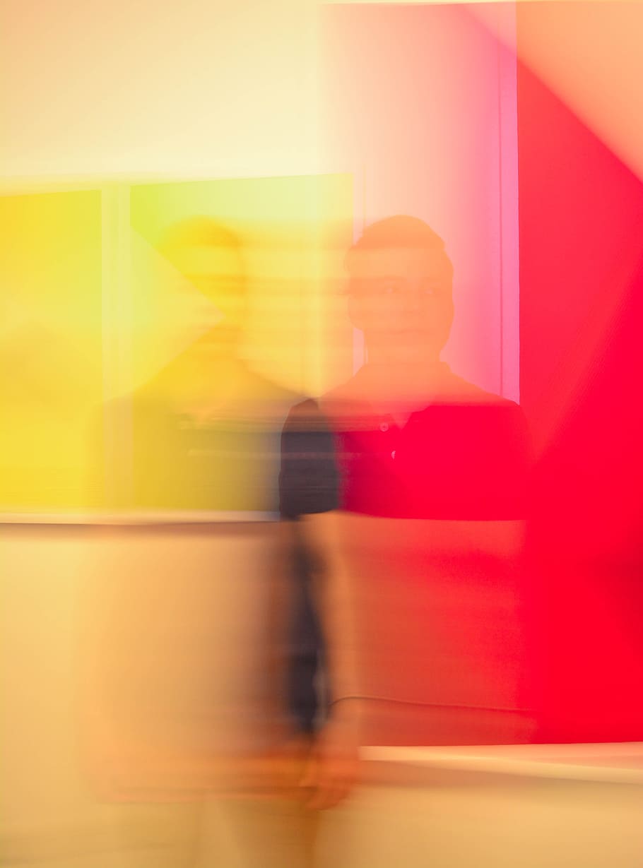 untitled, men, black shirt, man, abstract, color, colour, blurred Motion HD wallpaper