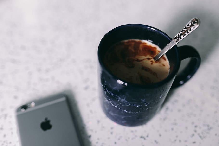 Coffee, Tee, and Cream Puffs, tea, cup, cake, sweet, cup of tea HD wallpaper