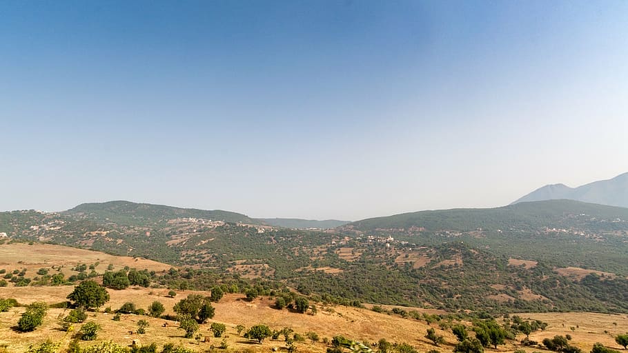 landscape, sky, summer, bejaia, algeria, city, mediterranean, HD wallpaper