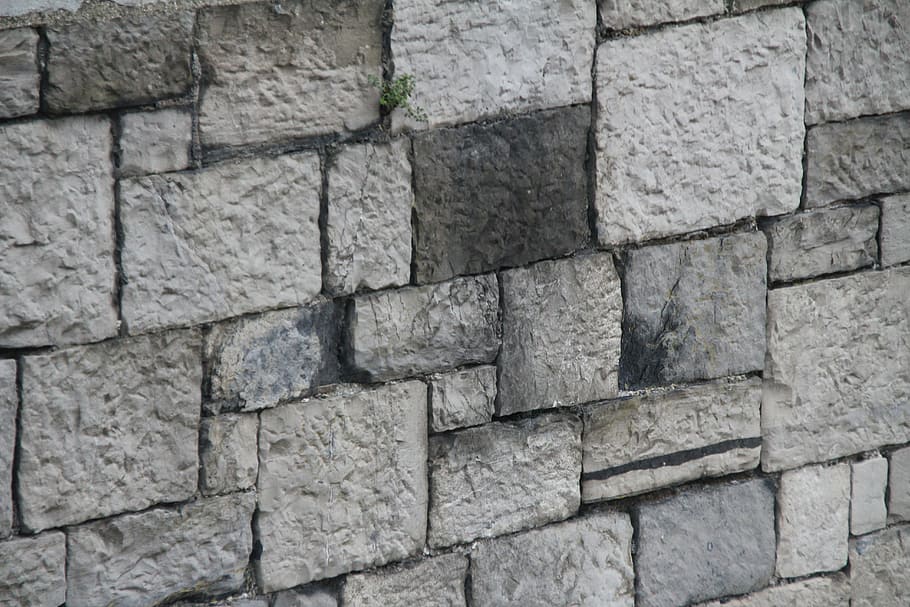 wall, stone wall, background, abstract patterns, architecture HD wallpaper